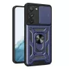 Modern Ütésálló Telefontok Állvánnyal és Kamera Védelemmel Samsung Galaxy A26 5G - Kék