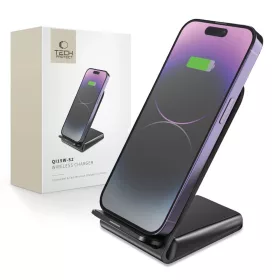   Tech-Protect QI15W-S2 15W Vezeték nélküli Töltő - Fekete