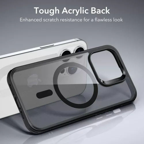 ESR HaloLock Magsafe matt fekete tok (iPhone 14 Pro)