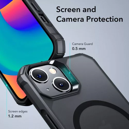 ESR Air Armor Magsafe fekete tok (iPhone 14 Plus)