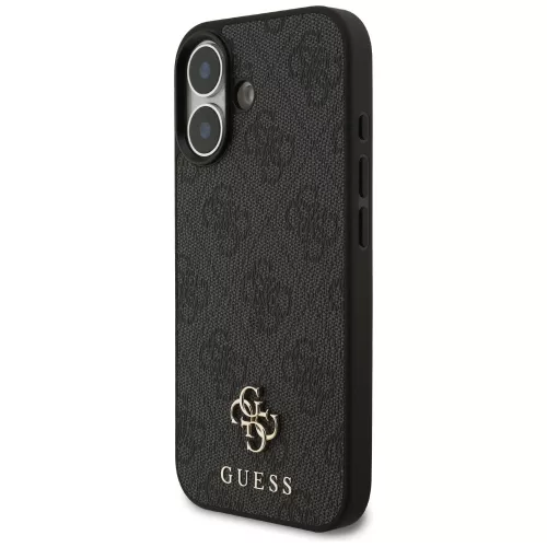 iPhone 17, Guess 4G Small and Classic Logo MagSafe tok - Fekete