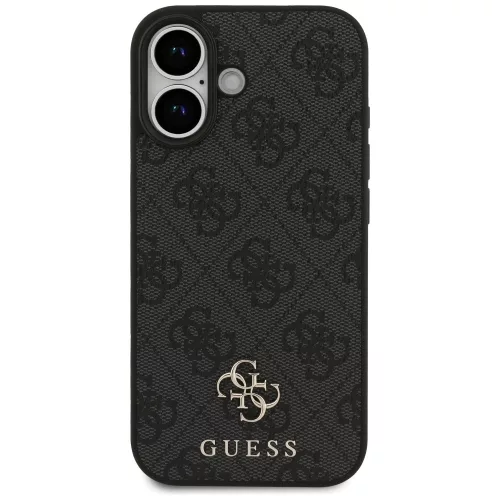 iPhone 17, Guess 4G Small and Classic Logo MagSafe tok - Fekete