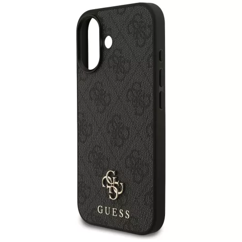 iPhone 17, Guess 4G Small and Classic Logo MagSafe tok - Fekete