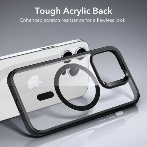 ESR HaloLock Magsafe átlátszó-fekete tok (iPhone 14 Pro)