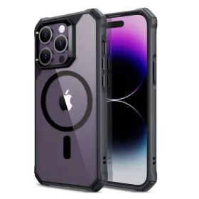   ESR Air Armor Magsafe átlátszó-fekete tok (iPhone 14 Pro Max)