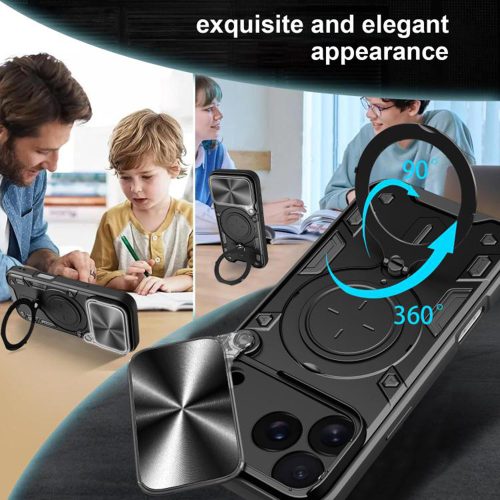 Techsuit - CamGuard Pro - iPhone 17 Pro - Piros