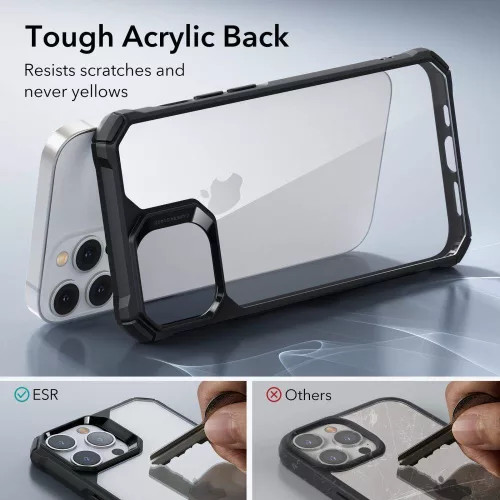 ESR Air Armor átlátszó-fekete tok (iPhone 14 Pro)