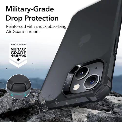 ESR Air Armor fekete tok (iPhone 13/14)