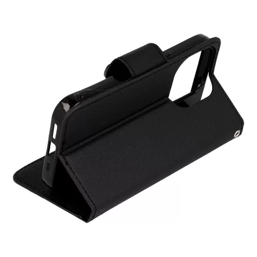 Fancy Case Kinyitható Fekete tok (Xiaomi Redmi Note 10 5G)