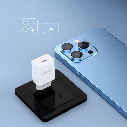 Dudao A4EU USB-A 2.1A fali töltő adapter - fehér