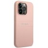 Guess rózsaszín saffiano műbőr tok (iPhone 14 Plus)