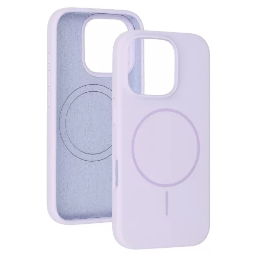 Magsafe Slim Szilikon tok iPhone 14 Pro Max - Lila