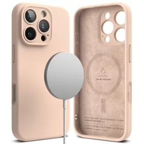   Ringke - Szilikon MagSafe tok iPhone 16 Pro Max - Rózsaszín