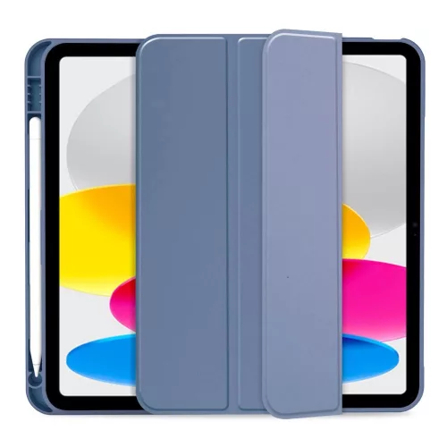 Tech-Protect iPad tok Pencil tartóval - Kék - iPad 10.9" 2022