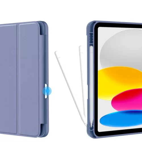 Tech-Protect iPad tok Pencil tartóval - Kék - iPad 10.9" 2022