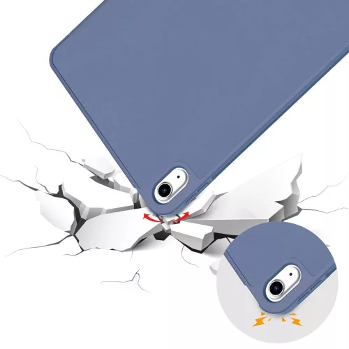 Tech-Protect iPad tok Pencil tartóval - Kék - iPad 10.9" 2022