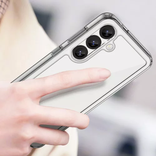 Google Pixel 10 Pro XL, Ütésálló átlátszó szilikon tok - Outer Space