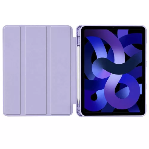 Tech-Protect iPad tok Pencil tartóval - Lila - iPad 10.9" 2022