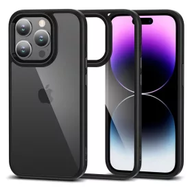   Tech-Protect MagMat átlátszó tok iPhone 15 Pro Max - átlátszó/fekete