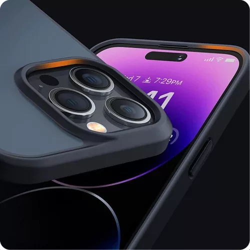 Tech-Protect MagMat átlátszó tok iPhone 15 Pro Max - átlátszó/fekete
