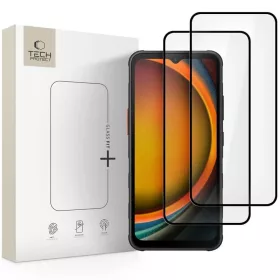   Tech-Protect Glass Fit+ edzett üveg szett (2 db) Samsung Galaxy Xcover 7 / 7 Pro - fekete