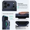 iPhone 17 Pro Max, Ütésálló MagSafe-es tok, kitámasztóval, háromrétegű védelemmel - Kék - ESR - Cyber Armor Kickstand
