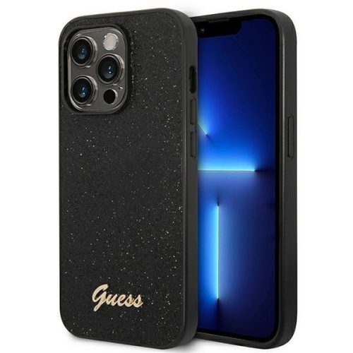 Guess fekete glitteres tok (iPhone 14 Pro)