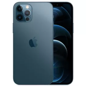  iPhone 12 Pro 128GB Pacific Blue 100% Akku - Használt, Független Kiváló - 8 Hónap Garancia