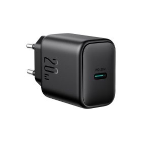 Joyroom JR-TCF20 USB-C PD 20W network charger - fekete