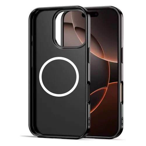 Tech-Protect Lamano Mintás MagSafe tok iPhone 17 Pro - Fekete és Vörös