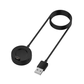   Techsuit - Okosóra Töltő (TGC4) - Garmin Watch töltő USB, 5W, 1m - Fekete