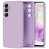  Samsung Galaxy S25 FE,  Szilikon tok mikrószálas belsővel, megemelt szélekkel - Lila - Tech-Protect Icon