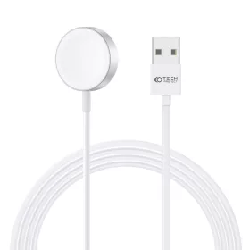   Tech-Protect Ultraboost Apple Watch USB-A mágneses töltő 1,2m - Fehér
