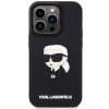 Karl Lagerfeld 3D logo szilikon fekete tok (iPhone 14 Pro Max)