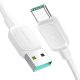 Joyroom Multi-Color A14 USB-A / USB-C 3A Kábel 1.2 m - Fehér