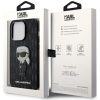 Karl Lagerfeld Saffiano 3D fekete tok (iPhone 14 Pro)