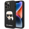 Karl Lagerfeld szilikon fekete tok (iPhone 14 Plus)