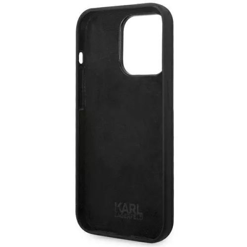 Karl Lagerfeld szilikon fekete tok (iPhone 13 Mini)