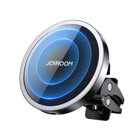   Joyroom JR-ZS240 Autós Mágneses Telefon Tartó Qi Vezeték nélküli Induktív Töltő 15W (MagSafe Kompatibilis iPhone) - Fekete