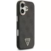 iPhone 17, Guess - Hardcase 4G Triangle Logo MagSafe tok - Fekete