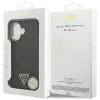 iPhone 17, Guess - Hardcase 4G Triangle Logo MagSafe tok - Fekete