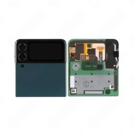   Gyári OEM LCD külső kijelző - Zöld - Samsung Galaxy Z Flip 3 5G 2021 - SM-F711