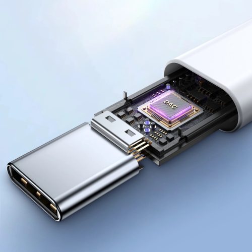 Joyroom JR-EC05 USB-C Fülhallgató - Fehér