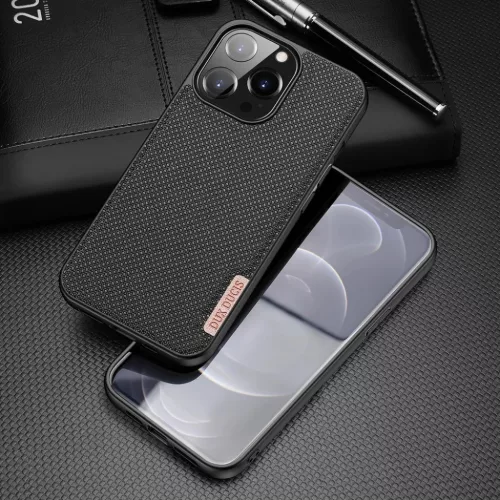 Dux Ducis FINO fekete tok (iPhone 13 Pro)