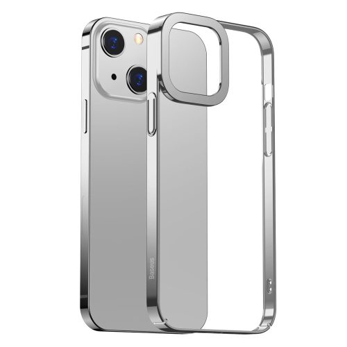 Baseus Glitter ezüst átlátszó tok (iPhone 13)
