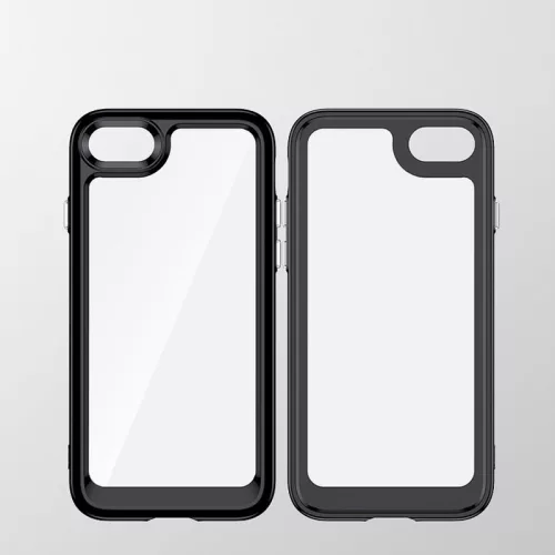 Space ütésálló átlátszó kék tok (iPhone 13 Pro Max)