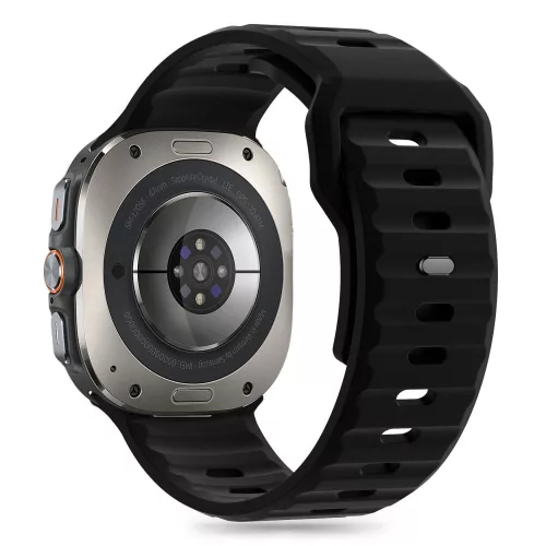 Tech-Protect Silicone Line Szíj Samsung Galaxy Watch Ultra (47mm) - Fekete