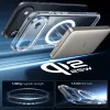 iPhone 17 Air, Ütésállő MagSafe-es tok, Kameravédelemmel, Légpárnás sarkokkal - Átlátszó - ESR Classic Hybrid HaloLock