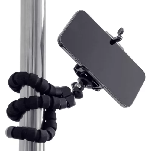 Rugalmas tripod állvány telefonhoz és szelfikamerához