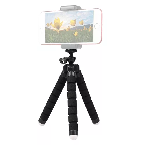 Rugalmas tripod állvány telefonhoz és szelfikamerához